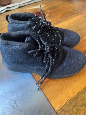 allbirds Black High-Top Casual Sneakers sz 6